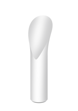 WHT FLUTE (CHR) TAP HANDLE