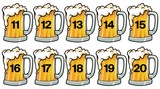 BEER MUG LAMINATED LINE # TAG (11-20)