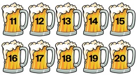 BEER MUG LAMINATED LINE # TAG (11-20)