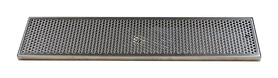 30" x 7" BRUSHED SS DRIP TRAY WITH DRAIN