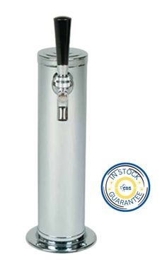 1 TAP 3" DIA. POLISHED SS COLUMN TOWER AIR COOLED