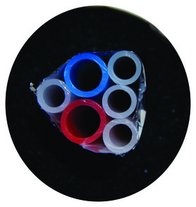 4+2 TAPED JACKET 1/4" ID DUOFLEX TUBES