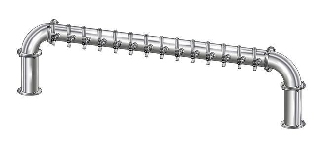 14 TAP(4"OC)POLISHED SS LIONS GATE GLYCOL COOLED
