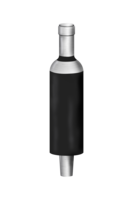 BLACK "RED WINE" BOTTLE  TAP HANDLE