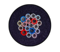 CABLED 14+4 FIRE RATED PVC JACKET 3/8" ID DUOFLEX TUBES