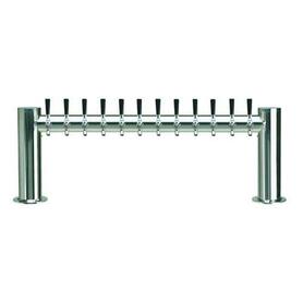 12 TAP POLISHED SS METRO-H TOWER GLYCOL COOLED