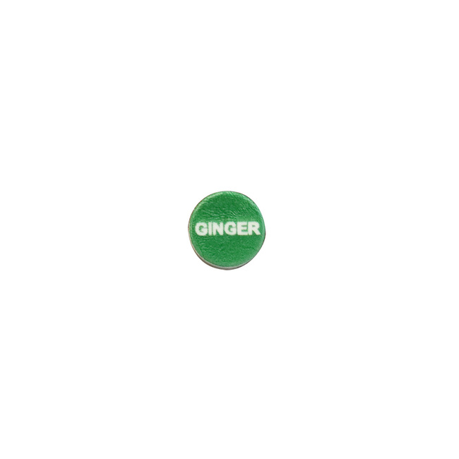 WB/SA (GINGER)-GREEN BUTTON CAP