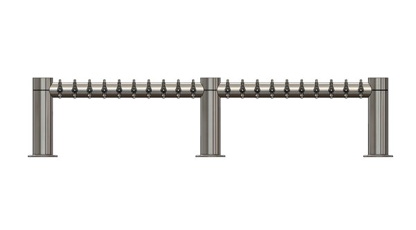20 TAP POLISHED SS METRO-M TOWER GLYCOL COOLED