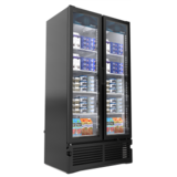 BR. VRD-26 UPRIGHT DOUBLE GLASS DOOR COOLER