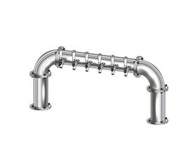 6 TAP(4"OC)POLISHED SS LIONS GATE AIR COOLED