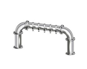 6 TAP(4"OC)POLISHED SS LIONS GATE GLYCOL COOLED
