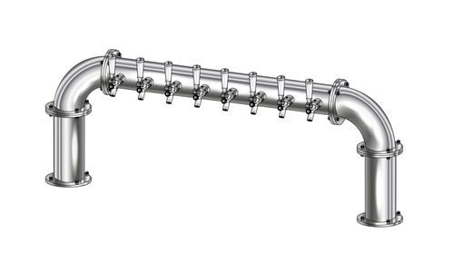8 TAP(4"OC)POLISHED SS LIONS GATE AIR COOLED
