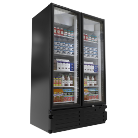 VRD-37 UPRIGHT DOUBLE GLASS DOOR COOLER