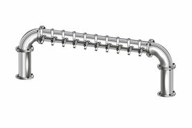 10 TAP(4"OC)POLISHED SS LIONS GATE AIR COOLED