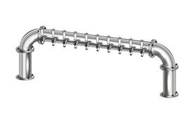 10 TAP(4"OC)POLISHED SS LIONS GATE AIR COOLED