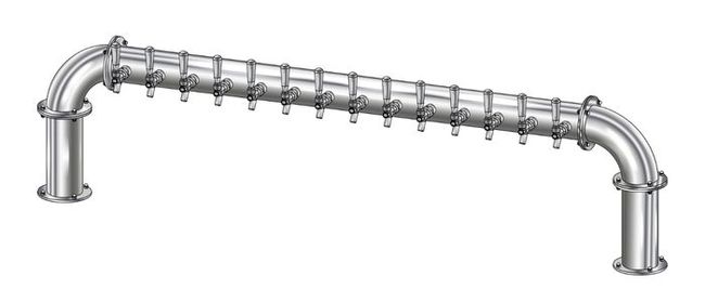 16 TAP(4"OC)POLISHED SS LIONS GATE GLYCOL COOLED