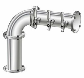 3 TAP(4"OC)POLISHED SS LINX L7 CH-MX CLD