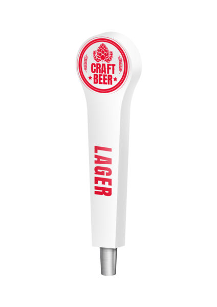 BR-2S 4CP WHT TAPSTER (CHR) TAP HANDLE