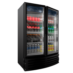 VRD-21 UPRIGHT DOUBLE GLASS DOOR COOLER