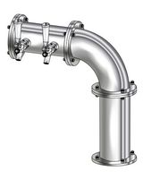 2 TAP(4"OC)POLISHED SS LINX R7 CH-MX CLD