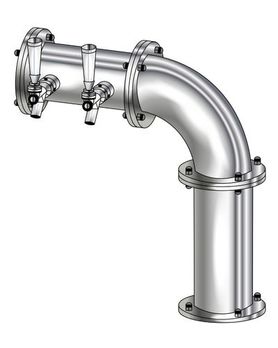 2 TAP(4"OC)POLISHED SS LINX R7 CH-MX CLD