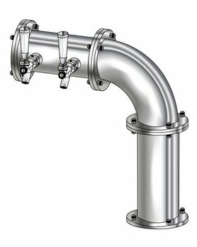 2 TAP(4"OC)POLISHED SS LINX R7 CH-MX CLD