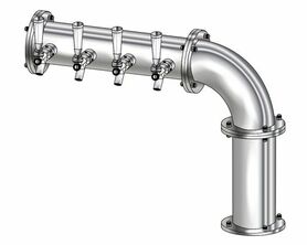 4 TAP(4"OC)POLISHED SS LINX R7 CH-MX CLD