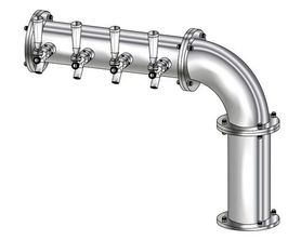 4 TAP(4"OC)POLISHED SS LINX R7 CH-MX CLD