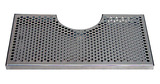 19" x 9" (6-1/4"c/o) PVD/BSS DRIP TRAY