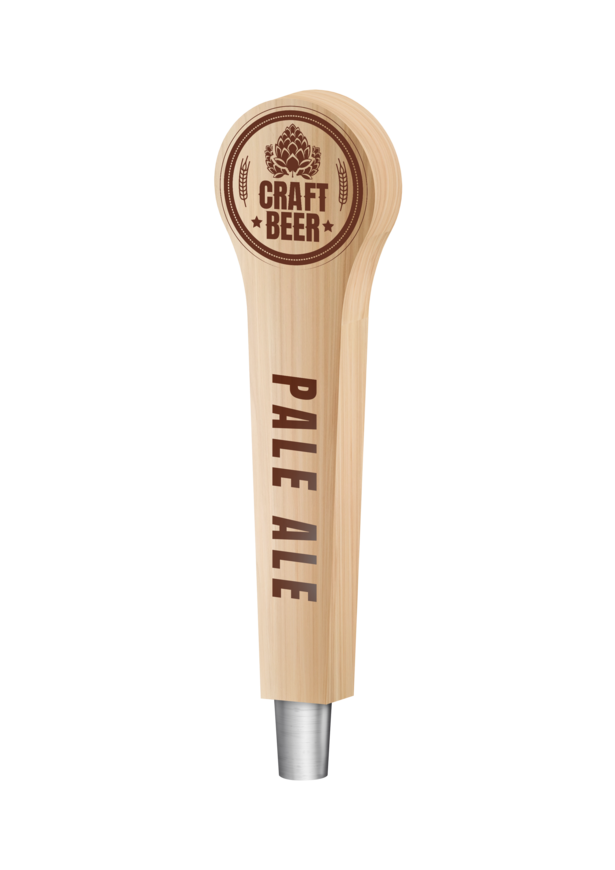 BR-2S 4CP DK RED (174C) TAPSTER (CHR) TAP HANDLE