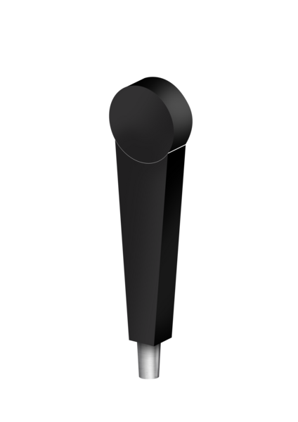 BLK TOP WHT BOTTOM VICTORY (CHR) TAP HANDLE