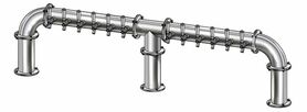 12 TAP(4"OC)POLISHED SS LIONS GATE 3P GLYCOL COOLED
