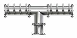 8 TAP POLISHED SS 6" Dia. EAGLE "T" TOWER GLYCOL COOLED