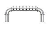 8 TAP(4"OC)POLISHED SS LIONS GATE AIR COOLED