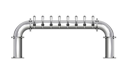 8 TAP(4"OC)POLISHED SS LIONS GATE AIR COOLED