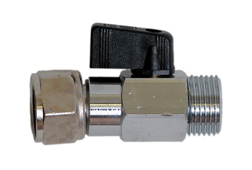 PLATED BEER SHUTOFF FOR BEER SWITCH (discontinued-5ss)