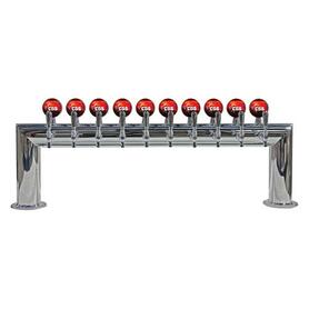 10 TAP POLISHED SS LIT PASS-THRU GLYCOL COOLED
