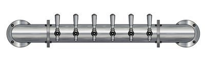 6 TAP(4"OC)BRUSHED SS LIONS GATE WM CH-MX AIR