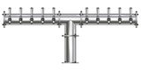 10 TAP(4"OC)POLISHED SS CONDOR "T" CH-MX CLD