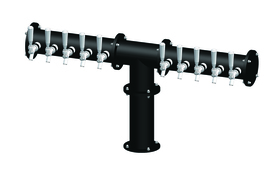 10 TAP(3"OC)MATTE BLACK CONDOR "T" CH-MX CLD