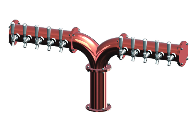 10 TAP(3"OC)CANDY COPPER ALBATROSS "Y" CH-MX CLD