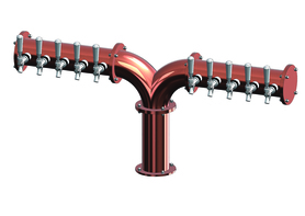 10 TAP(3"OC)CANDY COPPER ALBATROSS "Y" CH-MX CLD