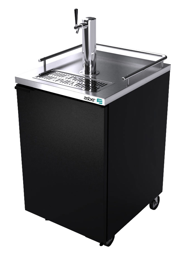 MALTO 23" BLACK 2 TAP 1-DOOR DIRECT DRAW