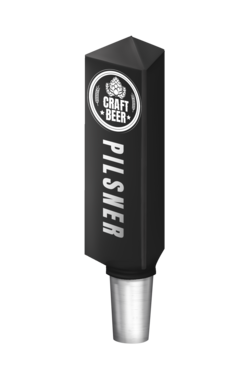 BR-3S 4CP BLK TOBIE (CHR) TAP HANDLE