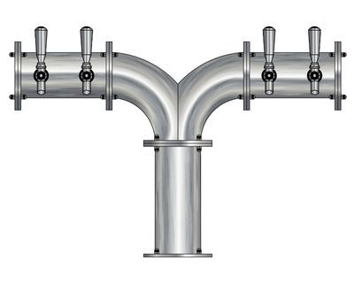 4 TAP(4"OC)BRUSHED SS ALBATROSS CH-MX CLD