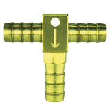 BRASS CHECK VALVE 3/8" BARB "T"