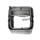 120' SQUARE 304SS COIL & SS FLOW CONTROL-9-1/4"H x 9-3/4"W