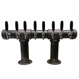 8 TAP 3"DIA CAST IRON DOUBLE PEDESTAL TOWER AIR COOLED