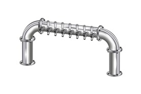 8 TAP(3"OC)POLISHED SS LIONS GATE "U" CH-MX AIR
