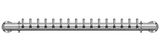 16 TAP(4"OC)BRUSHED SS LIONS GATE WM CH-MX AIR